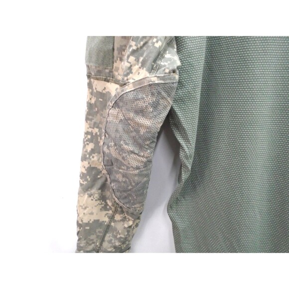 Team soldier US Military Combat Shirt Men Size L Flame Resistant Tech Camo USA - Picture 10 of 11